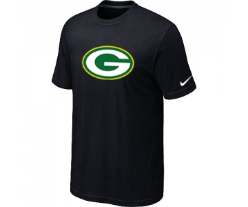 Green Bay Packers Sideline Legend Authentic Logo T-Shirt Black