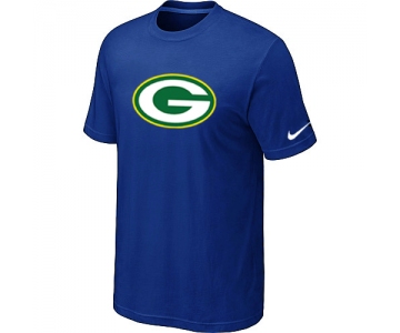 Green Bay Packers Sideline Legend Authentic Logo T-Shirt Blue