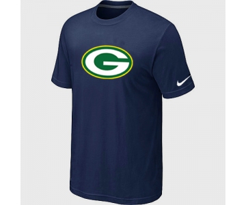Green Bay Packers Sideline Legend Authentic Logo T-Shirt D.Blue