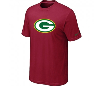 Green Bay Packers Sideline Legend Authentic Logo T-Shirt Red