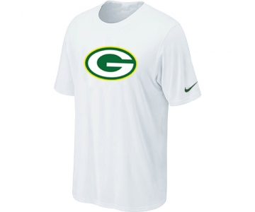 Green Bay Packers Sideline Legend Authentic Logo T-Shirt White