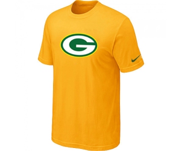 Green Bay Packers Sideline Legend Authentic Logo T-Shirt Yellow