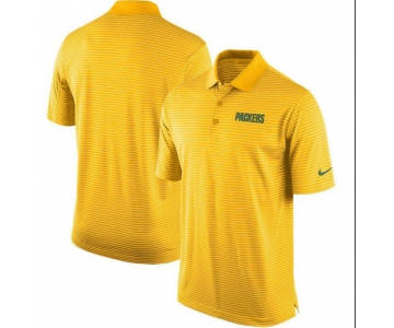 Green Bay Packers Team Stadium Performance Polo - Gold