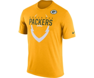 Men's Green Bay Packers Nike Gold Legend Icon Dri-FIT T-Shirt