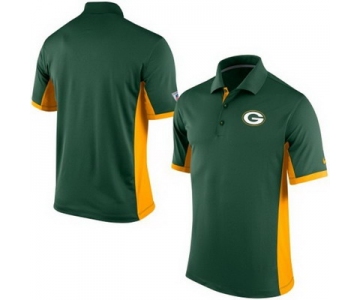 Men's Green Bay Packers Nike Green Team Issue Performance Polo