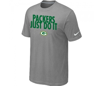 NFL Green Bay Packers Just Do It L.Grey T-Shirt