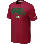 NFL Green Bay Packers Just Do It Red T-Shirt