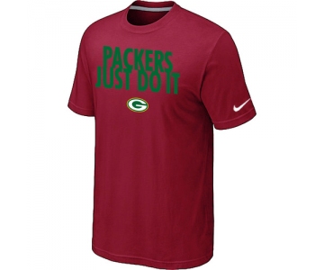 NFL Green Bay Packers Just Do It Red T-Shirt