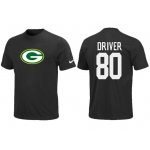 Nike Green Bay Packers Donald Driver Name & Number T-Shirt Green Black