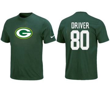 Nike Green Bay Packers Donald Driver Name & Number T-Shirt Green