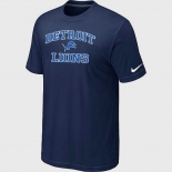 Detroit Lions Heart & Soul D.Blue T-Shirt