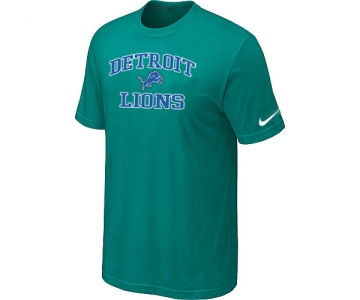 Detroit Lions Heart & Soul Green T-Shirt