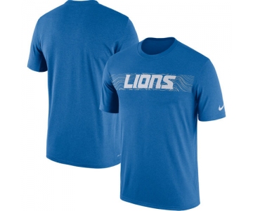 Detroit Lions Nike Blue Sideline Seismic Legend T-Shirt