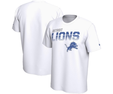 Detroit Lions Nike Sideline Line of Scrimmage Legend Performance T Shirt White