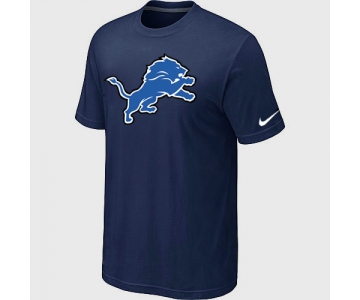 Detroit Lions Sideline Legend Authentic Logo T-Shirt D.Blue