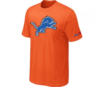 Detroit Lions Sideline Legend Authentic Logo T-Shirt Orange