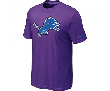 Detroit Lions Sideline Legend Authentic Logo T-Shirt Purple