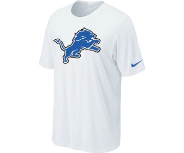 Detroit Lions Sideline Legend Authentic Logo T-Shirt White