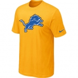 Detroit Lions Sideline Legend Authentic Logo T-Shirt Yellow