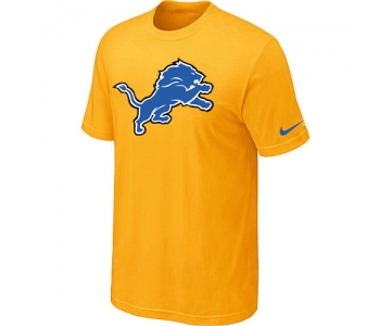 Detroit Lions Sideline Legend Authentic Logo T-Shirt Yellow