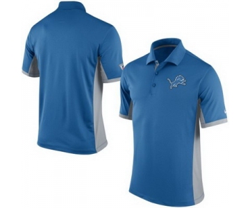 Men's Detroit Lions Nike Blue Team Issue Performance Polo