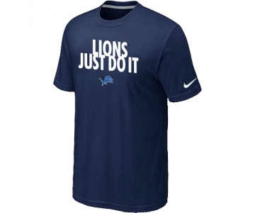 NFL Detroit Lions Just Do It D.Blue T-Shirt