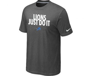 NFL Detroit Lions Just Do It D.Grey T-Shirt