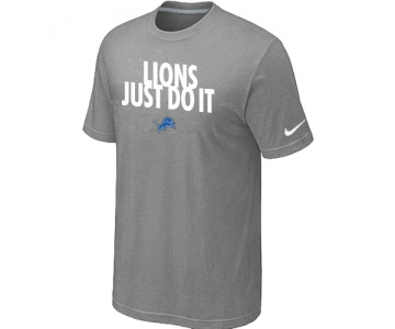 NFL Detroit Lions Just Do It L.Grey T-Shirt