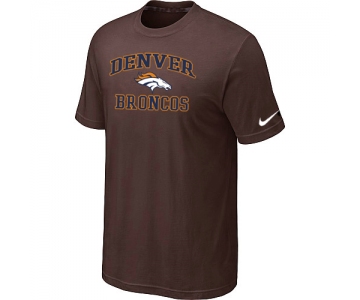 Denver Broncos Heart & Soul Brown T-Shirt