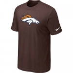 Denver Broncos Sideline Legend Authentic Logo T-Shirt Brown