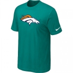 Denver Broncos Sideline Legend Authentic Logo T-Shirt Green