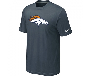 Denver Broncos Sideline Legend Authentic Logo T-Shirt Grey
