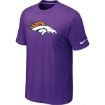 Denver Broncos Sideline Legend Authentic Logo T-Shirt Purple