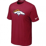 Denver Broncos Sideline Legend Authentic Logo T-Shirt Red