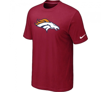 Denver Broncos Sideline Legend Authentic Logo T-Shirt Red