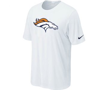 Denver Broncos Sideline Legend Authentic Logo T-Shirt White