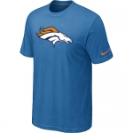 Denver Broncos Sideline Legend Authentic Logo T-Shirt light Blue