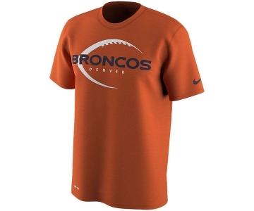 Men's Denver Broncos Nike Orange Legend Icon Logo Performance T-Shirt