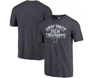 Dallas Cowboys Heathered Navy Hometown Collection Tri-Blend NFL Pro Line by T-Shirt