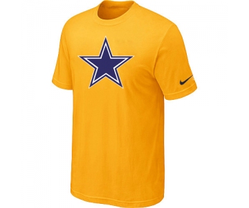 Dallas Cowboys Sideline Legend Authentic Logo T-Shirt Yellow