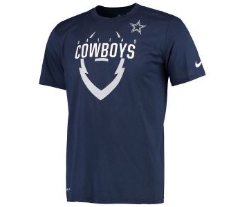 Men's Dallas Cowboys Nike Navy Legend Icon Performance T-Shirt