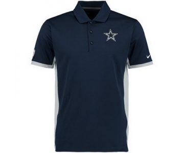 Men's Dallas Cowboys Nike Navy Team Issue Performance Polo