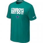 NFL Dallas cowboys Just Do It Green T-Shirt