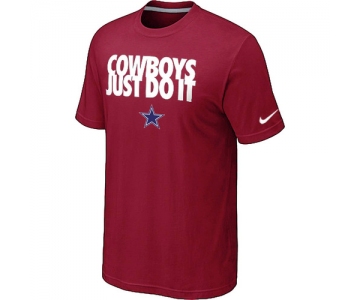 NFL Dallas cowboys Just Do It Red T-Shirt