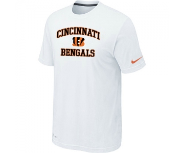 Cincinnati Bengals Heart & Soul White T-Shirt