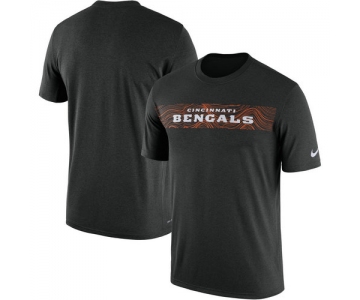 Cincinnati Bengals Nike Black Sideline Seismic Legend T-Shirt