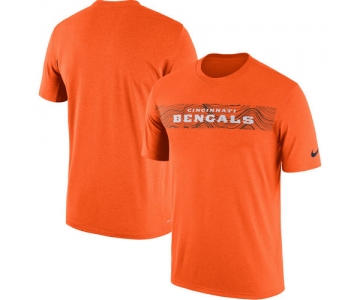 Cincinnati Bengals Nike Orange Sideline Seismic Legend T-Shirt