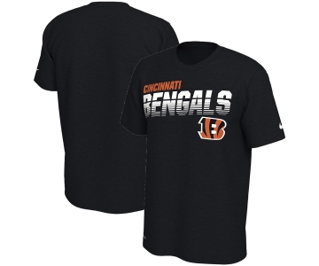 Cincinnati Bengals Nike Sideline Line of Scrimmage Legend Performance T Shirt Black