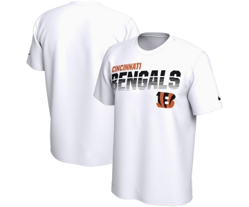 Cincinnati Bengals Nike Sideline Line of Scrimmage Legend Performance T Shirt White