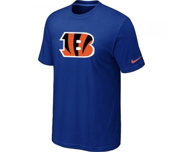 Cincinnati Bengals  Sideline Legend Authentic Logo T-Shirt Blue